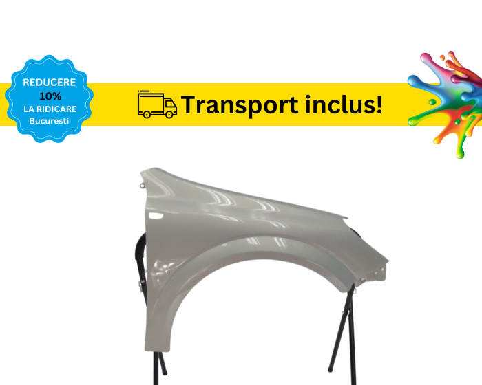 Aripa fata Opel Astra H 2004-2010 Negru Gri Albastru Alb Verde Auriu vopsita la culoarea masini  [3]