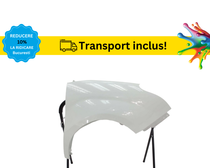 Aripa fata Opel Combo 2010-2018 Negru Gri Albastru Alb Verde Auriu vopsita la culoarea masini [2]