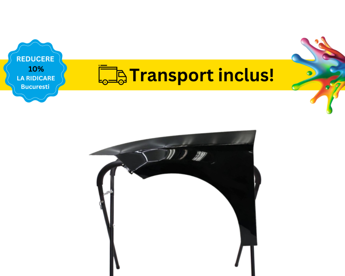 Aripa Fata Seat Leon 5F 2012-2020 Negru Gri Alb Albastru Verde Auriu Galben la culoarea masini vopsita [2]