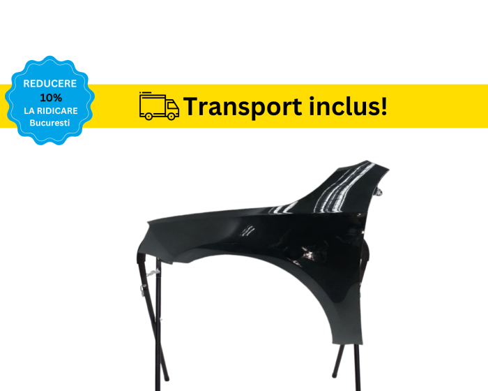 Aripa fata Skoda Octavia III 3 2012-2016 Negru Gri Albastru Alb Maro Bej vopsita la culoarea masini [2]