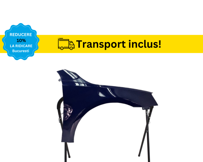 Aripa fata Skoda Octavia III 3 2012-2016 Negru Gri Albastru Alb Maro Bej vopsita la culoarea masini [5]