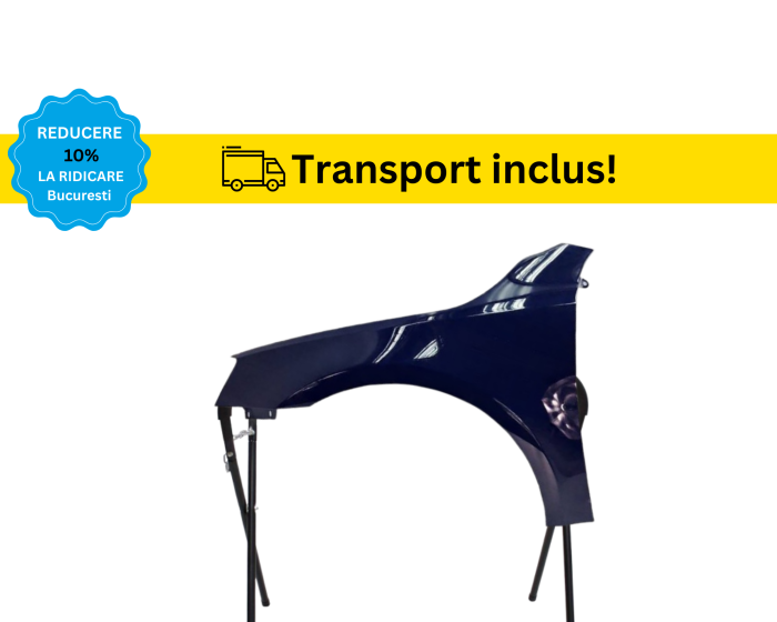 Aripa fata Skoda Octavia III 3 2012-2016 Negru Gri Albastru Alb Maro Bej vopsita la culoarea masini [4]