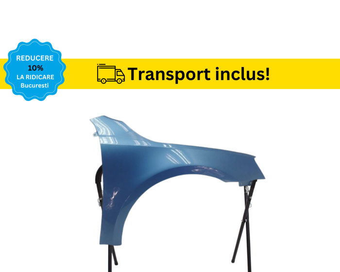 Aripa fata Skoda Octavia III 3 2012-2016 Negru Gri Albastru Alb Maro Bej vopsita la culoarea masini [7]