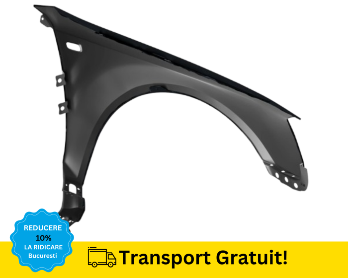 Aripa fata stanga Audi A3 8P 2003-2008 NEGRU LZ9W VOPSITA [2]