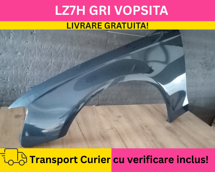 Aripa fata stanga Audi A4 B8 2007-2011 VOPSITA LZ7H Gri [2]