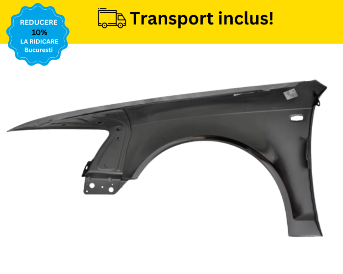 Aripa fata dreapta Audi A6 C6 2003-2008 LZ5B ALBASTRU VOPSITA [2]