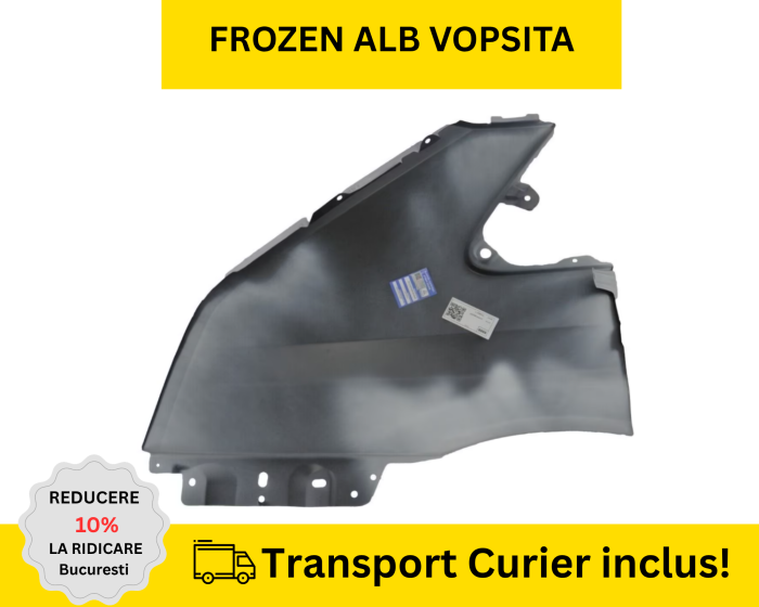Aripa fata dreapta Ford Transit 2006-2014 Alb Frozen White la culoare VOPSITA [2]
