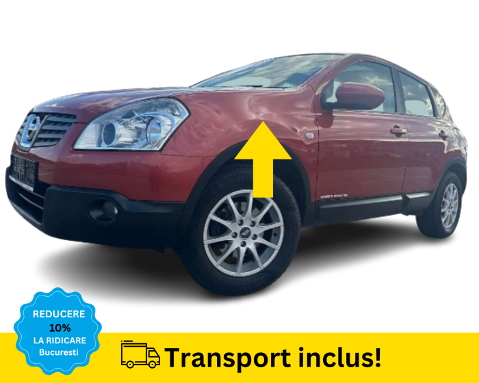 Aripa fata stanga Nissan Qashqai 2007-2010 Portocaliu VOPSITA [2]