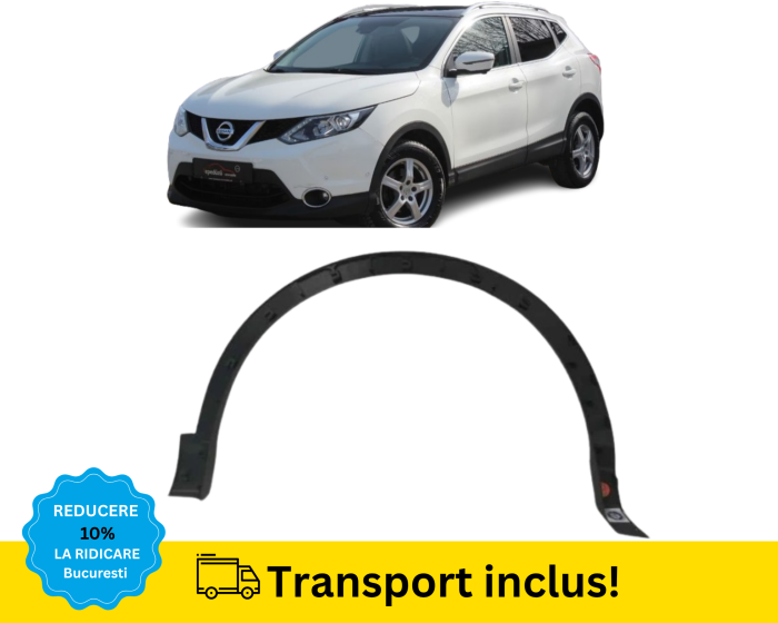 Bandou Overfender Aripa fata stanga Nissan Qashqai 2 2013-2025 [2]