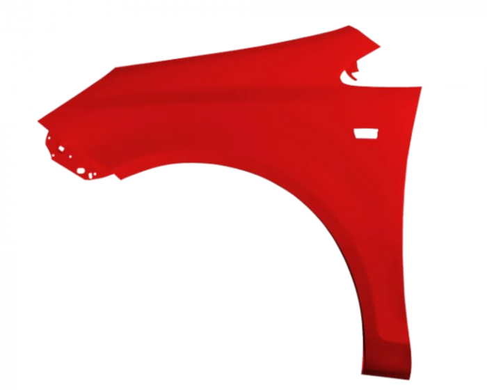 Aripa fata stanga Opel Corsa D 2006-2014 Rosu Z547 [1]