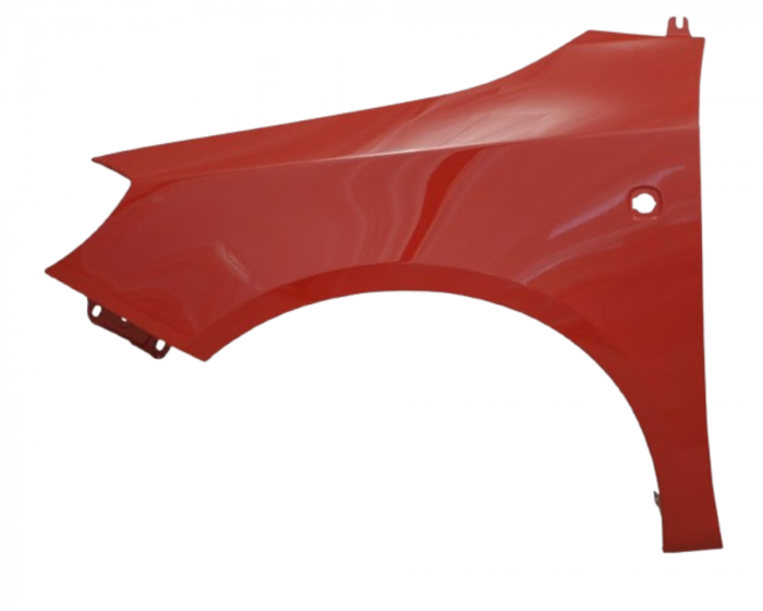 Aripa fata stanga Skoda Fabia 5J 2007-2014 Rosu 8151 LF3K [1]