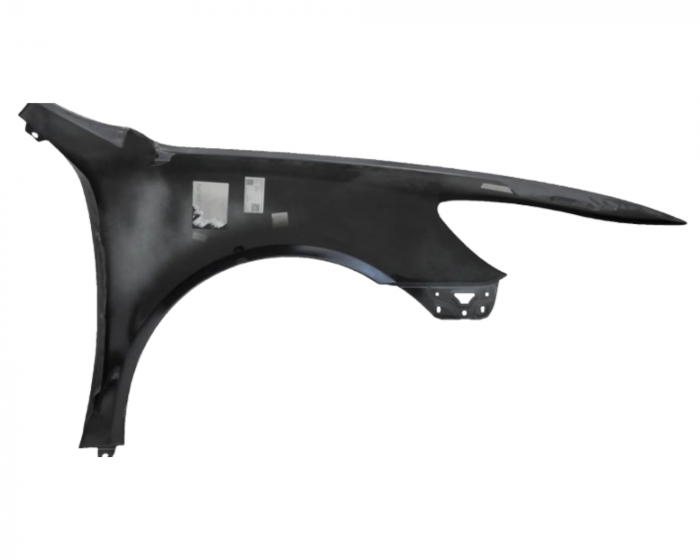 Aripa fata stanga Skoda Octavia 2 II Facelift 2008-2012 Negru LF9R 9910 [2]