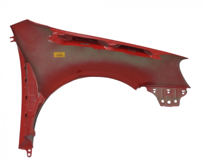 Aripa fata stanga Volkswagen Golf V 5 2003-2008 Hatchback Rosu LY3D [2]
