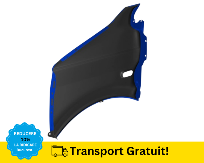 Aripa fata Dreapta Volkswagen Transporter T5 2003-2014 ALBASTRU LA5K VOPSITA [2]