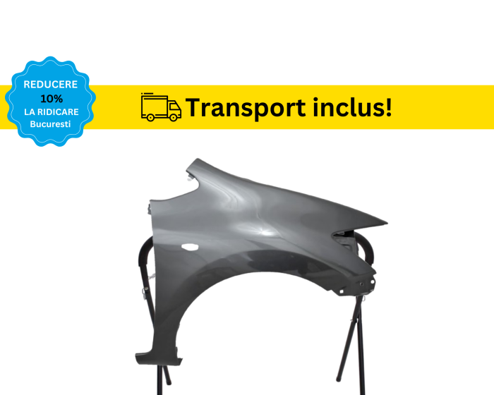 Aripa Fata Toyota Auris 2007-2010 Alb Negru Rosu Gri Verde Albastru la culoarea masini vopsita [10]