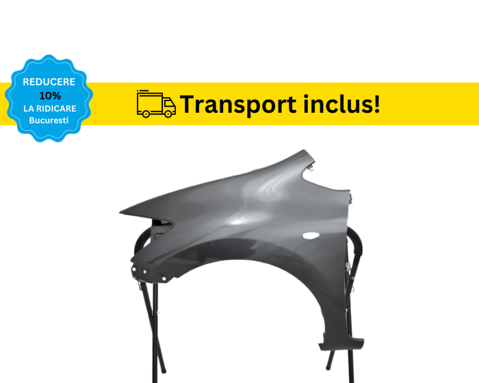 Aripa Fata Toyota Auris 2007-2010 Alb Negru Rosu Gri Verde Albastru la culoarea masini vopsita [11]