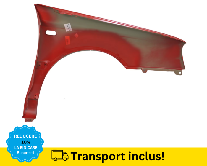 Aripa fata Volkswagen Golf 3 III 1995-1998 Facelift ROSU LP3G Stanga VOPSITA [2]