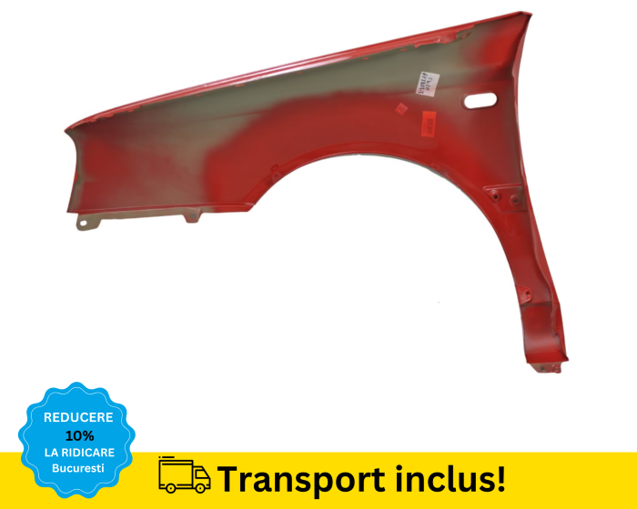 Aripa fata Volkswagen Golf 3 III 1995-1998 Facelift ROSU LP3G Dreapta VOPSITA [2]