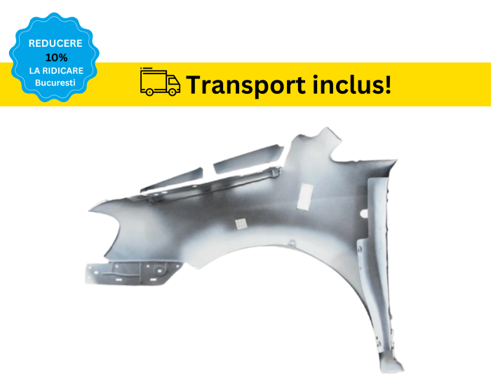 Aripa fata VW CADDY 2004-2010 ALB LB9A Dreapta VOPSITA [2]