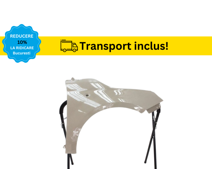 Aripa fata Fiat 500 2007-2024 Negru Gri Albastru Alb Maro Albastru Verde vopsita la culoarea masini [13]