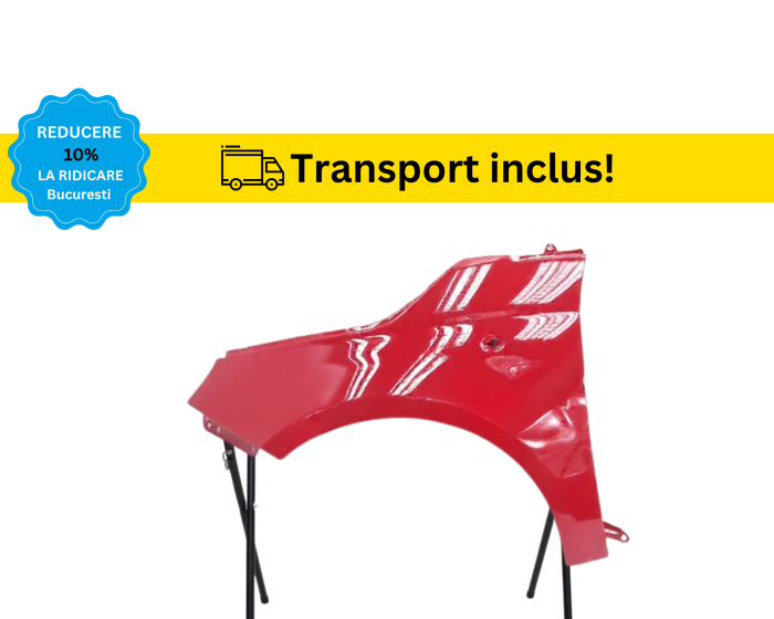 Aripa fata Fiat 500 2007-2024 Negru Gri Albastru Alb Maro Albastru Verde vopsita la culoarea masini [8]