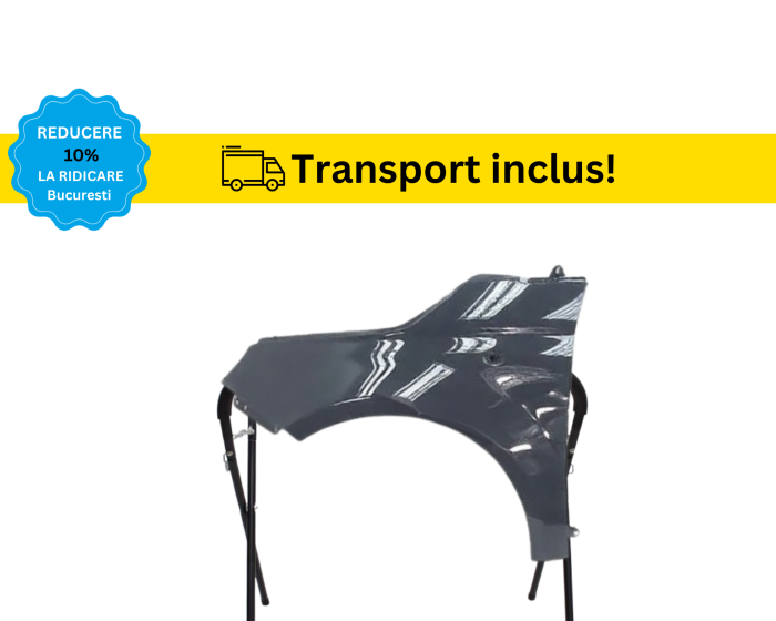 Aripa fata Fiat 500 2007-2024 Negru Gri Albastru Alb Maro Albastru Verde vopsita la culoarea masini [6]