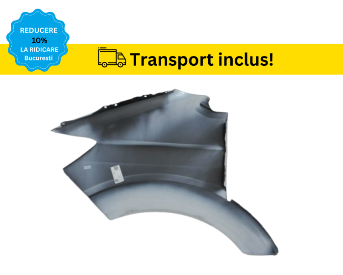 Aripa fata VW CRAFTER 2017-2022 ALB LB9A Dreapta VOPSITA [2]