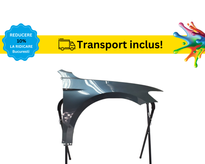 Aripa Fata VW Passat B8 2014-2021 Negru Gri Alb Albastru Verde Auriu Visiniu la culoarea masini vopsita [6]