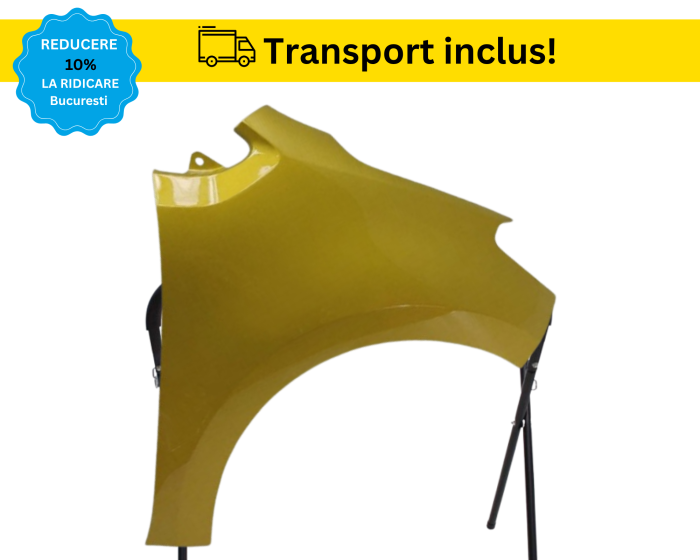 Aripa fata VW UP E-UP 2016-2023 Alb Negru Rosu Gri Verde Albastru Auriu la culoarea masini vopsita [5]