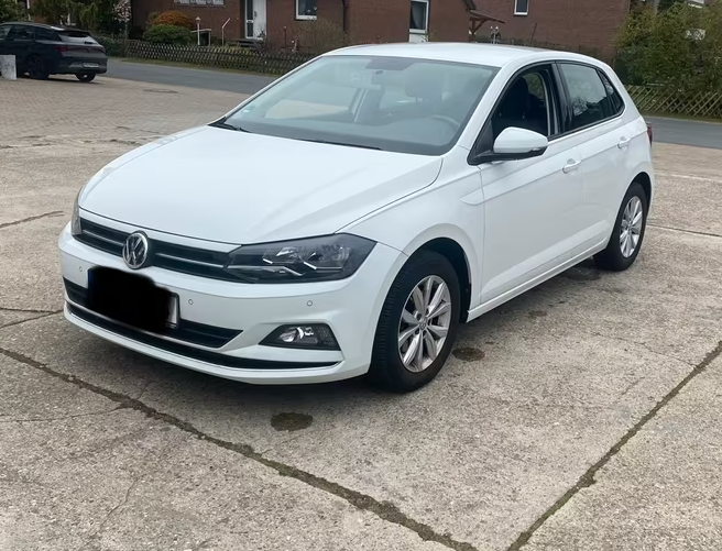 Aripa stanga fata Alb Volkswagen Polo 6 VI 2017-2021 VOPSITA Tu alegi culoarea [2]