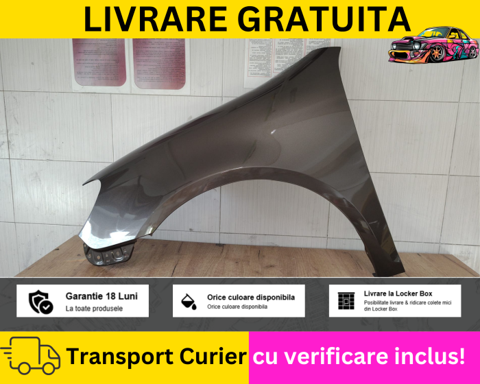 Aripa stanga fata Maro LH8Z Volkswagen Golf VI 6 Variant Break Combi 2009-2013 VOPSITA TU Alegi culoarea [2]