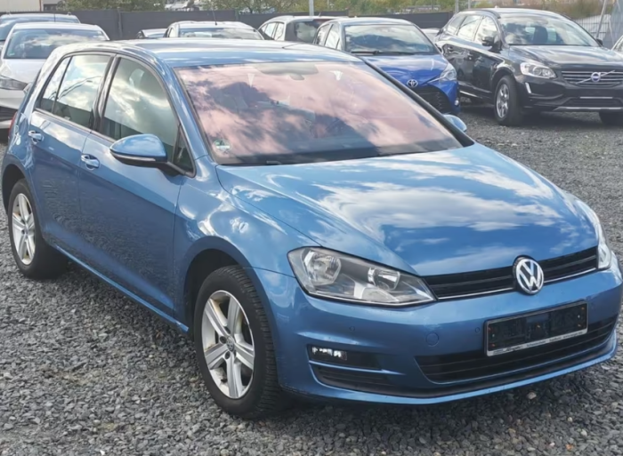 Aripa dreapta fata Albastru Volkswagen Golf VII 7 2012-2017 VOPSITE TU Alegi culoarea [2]