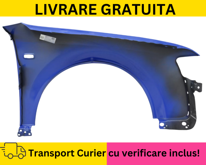 Aripa stanga fata Audi A4 B6 2000-2004 GATA VOPSITA LZ5M ALBASTRU [2]