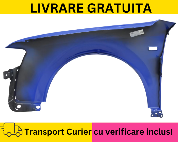 Aripa dreapta fata Audi A4 B6 2000-2004 GATA VOPSITA LZ5M ALBASTRU [2]