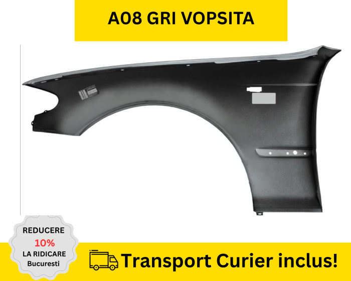 Aripa dreapta fata BMW E46 FSL 2001-2005 VOPSITA A08 Gri la culoare [2]