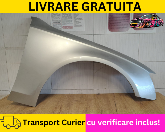 Aripa dreapta fata Gri Argintiu LX1Y Audi A4 B8.5 Facelift 2012-2015 VOPSITA Tu alegi culoarea [2]