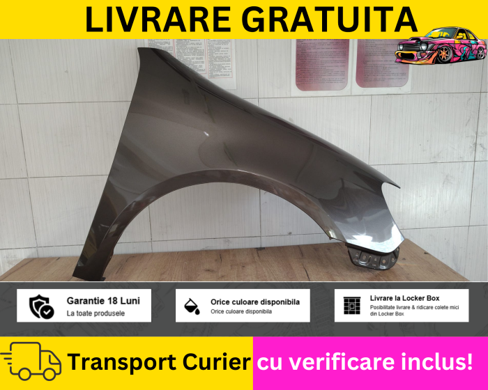 Aripa dreapta fata Maro LH8Z Volkswagen Golf VI 6 Variant Break Combi 2009-2013 VOPSITA TU Alegi culoarea [2]