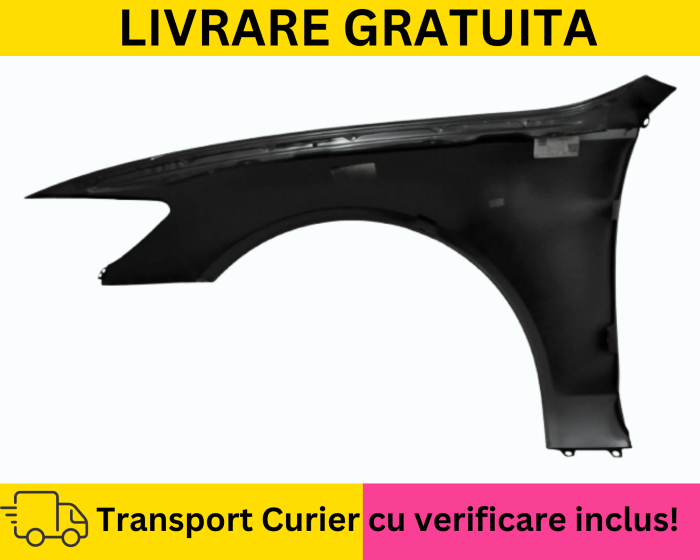 Aripa Dreapta Negru LZ9Y VOPSITA  Audi A6 C7 2010-2017 [2]