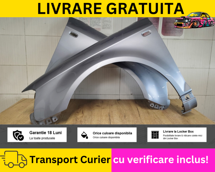 Aripi fata Audi A3 8P 2003-2008 Gri LY7H VOPSITE [2]