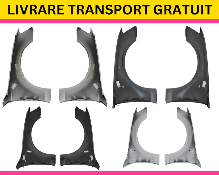 Aripi fata Audi A4 B8.5 FSL 2012-2016 GATA VOPSITE NEGRU GRI ALBASTRU ROSU ALB MARO [2]
