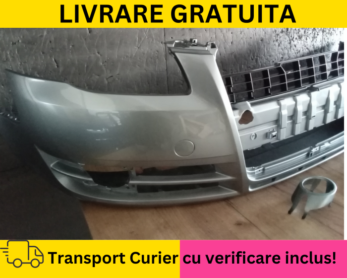 Bara + ornamente fata Audi A4 B7 2004-2007 LY7G Gri la culoare VOPSITA [2]