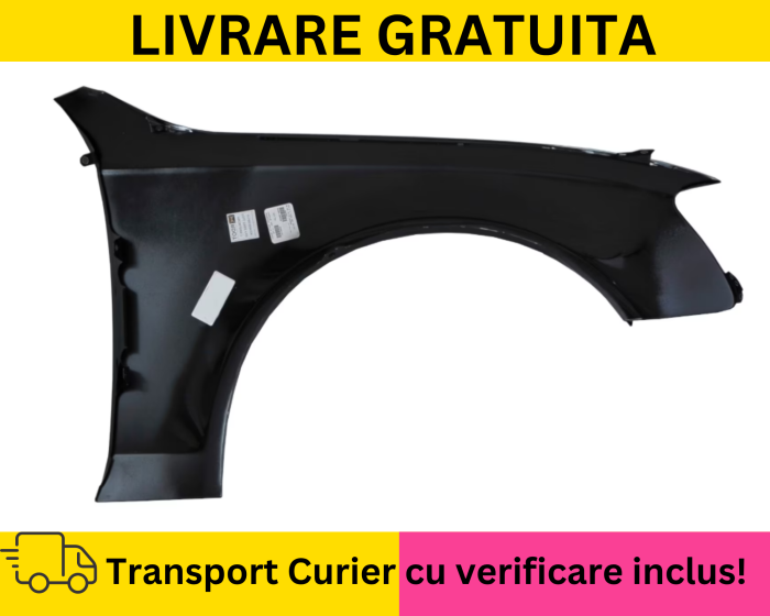 Aripa stanga fata Audi A4 B8.5 FSL 2012-2015 GATA VOPSITE LY9B NEGRU LUCIOS [2]