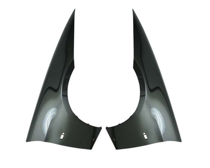Aripi fata BMW E90/E91 2005-2011 Negru 668 [1]