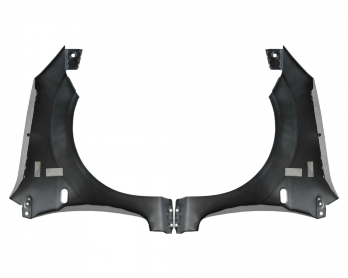 Aripi fata Ford Fiesta MK6 2002-2008 Gri Moondust silver [2]
