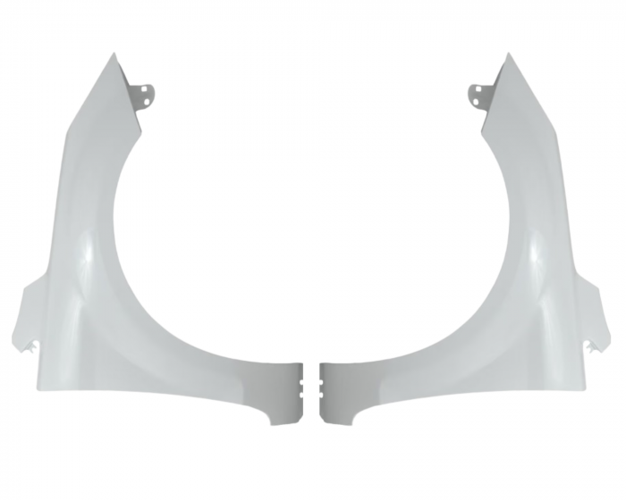 Aripi fata Ford Focus MK II 2008-2011 Alb Frozen white [1]