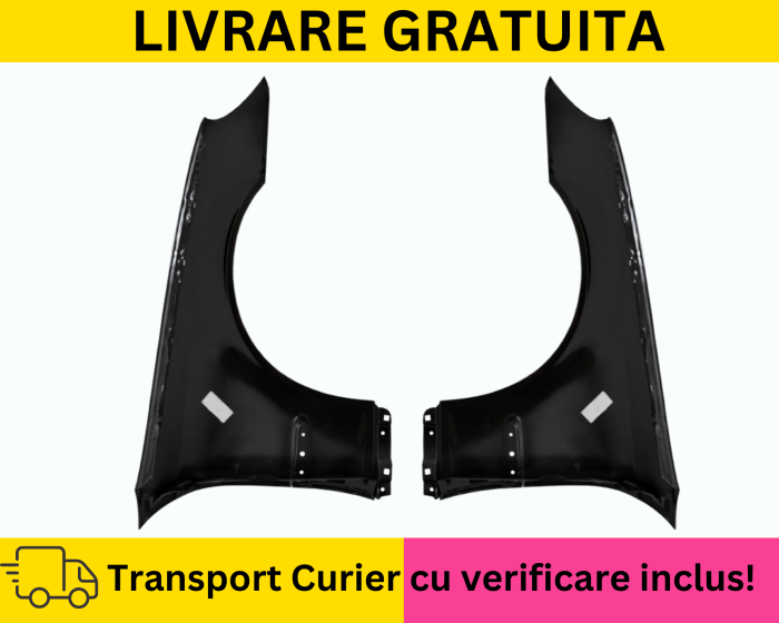 Aripi fata Negru 197 VOPSITA Mercedes C-CLASS W203 2000-2007 [2]