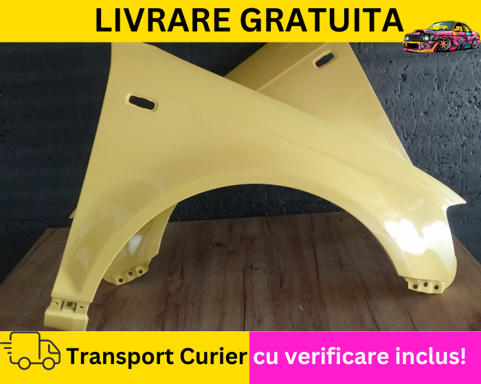 Aripi fata Galben LY1H Audi A3 8P 2003-2008 VOPSITE TU Alegi culoarea [2]