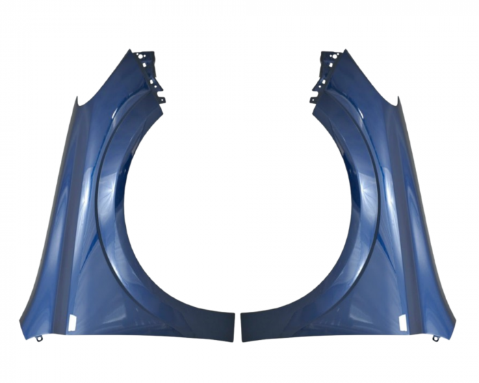 Aripi fata Opel Astra H 2004-2010 Albastru 21B [1]