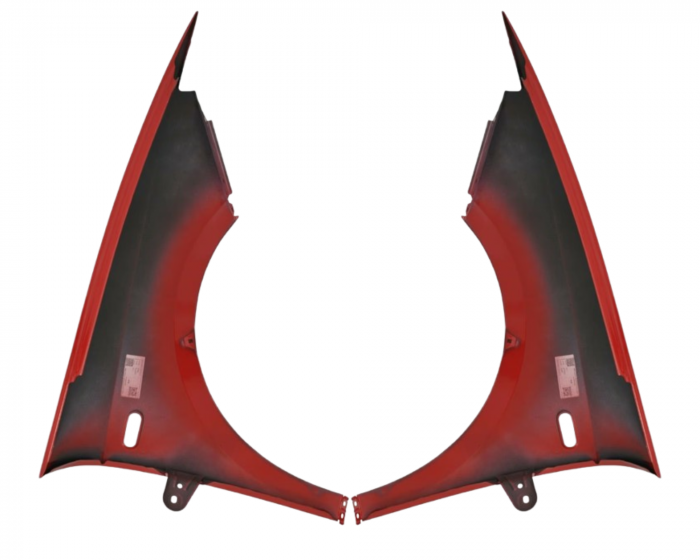 Aripi fata Seat Ibiza 6J 2008-2017 Rosu LS3H [2]