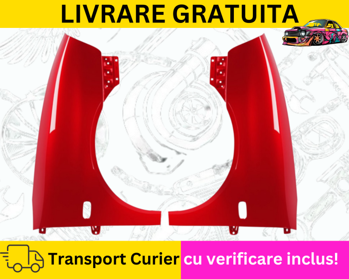 Aripi fata Negru Rosu Gri Albastru Galben Alb Seat Ibiza 6L Cordoba 2002-2008 VOPSITE TU Alegi culoarea [4]